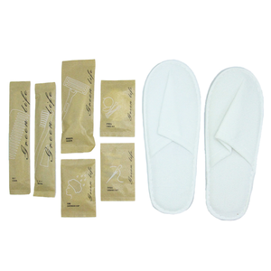 Set <span class=keywords><strong>de</strong></span> Artículos <span class=keywords><strong>de</strong></span> Aseo para Hotel, Set <span class=keywords><strong>de</strong></span> Amenidades para Hotel, Gorro <span class=keywords><strong>de</strong></span> Baño, Kit <span class=keywords><strong>de</strong></span> Agujas e Hilo, Pantuflas, Kits <span class=keywords><strong>de</strong></span> Tocador, Afeitadora, Peine, Cepillos <span class=keywords><strong>de</strong></span> <span class=keywords><strong>Dientes</strong></span> - Product Image 1