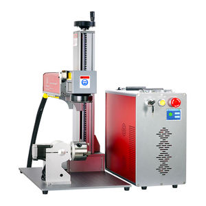 Nouvelle machine de marquage laser à fibre de bureau portable 20W Raycus prend en charge DXF PLT BMP AI DST graphique pour feuille d'aluminium plastique Bjjcz - Product Image 1