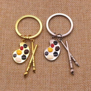 Llavero Abridor de Botellas de Aleación de Zinc con Diseño de Estilista de Dibujos Animados Vintage, Diseño UV de Moda, Forma Irregular, Regalo Promocional para el Regreso a Clases - Product Image 1