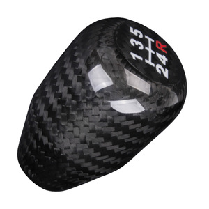 Carbon Fiber Gear <b>Shift</b> <b>Knob</b> M10x1.5 5 Speed Manual Transmission Lever Lightweight Car Modification Part - Product Image 5