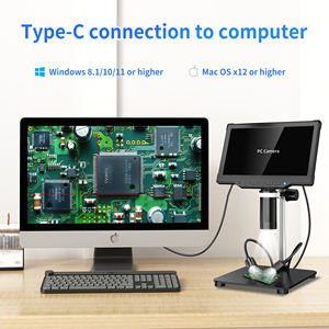 1000倍デジタル顕微鏡、10.1インチ画面、写真/ビデオ録画機能付き、携帯電話修理用 - Product Image 6