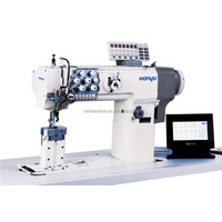 Nueva Máquina de Coser Honyu HY-550-1780B de Control Programable, Tipo Post Bed, Doble Aguja, Barra de Agujas Rotatoria y Triple Arrastre, en Venta