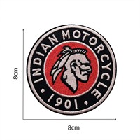 Écussons brodés thermocollants pour vêtements de motards indiens, à coudre sur les chapeaux, sacs, vestes de motard, manteaux, badges décoratifs