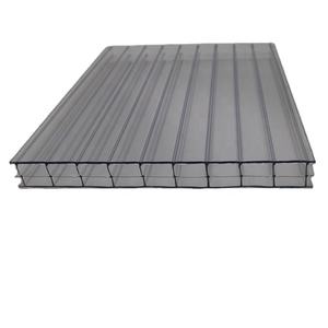 Feuilles de <span class=keywords><strong>toiture</strong></span> creuses cellulaires personnalisées en <span class=keywords><strong>polycarbonate</strong></span> fumé 4mm 6mm 10mm - Product Image 2