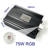 Kit d'éclairage LED à fibre optique DMX haute puissance pour piscine, spa, terrasse, sauna, plafond étoilé, lustre, câble plastique, moteur d'éclairage et driver