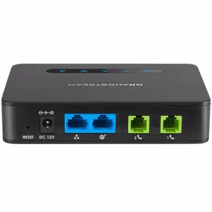 Grandstream HT812 Power Flow Netwerk Ingebouwde Nat Router Analoge Telefoon Dual Port Gateway Ht812