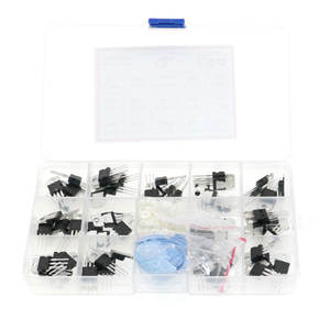 Kit de régulateur de tension à 14 valeurs L7805/7806/7808/7809/7812/7815/7824/7905/7906/7908/7909/7912/<span class=keywords><strong>7915</strong></span>/LM317 - Product Image 2