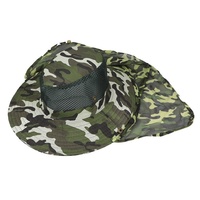 Gorras de Camuflaje para Exteriores, Gorro de Pescador con Estampado Digital para Adultos, Gorro de Malla Protectora contra el Sol para Senderismo, Gorros Estilo Bonnie para la Selva