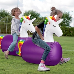 Juguetes Inflables de Unicornio y Dinosaurio para Niños, Caballito Saltarín Inflable, Juguete de Montar Inflable - Product Image 2
