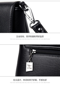 Bolsos de hombro de cuero Pu de diseñadores de lujo, bolso cruzado con bolsillo y cremallera, bolsos de mensajero personalizados para mujer - Product Image 6