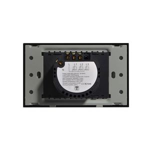 118mm US <span class=keywords><strong>de</strong></span> vidrio Tuya <span class=keywords><strong>inteligente</strong></span> EE. UU. Wifi controlado enchufe 2 interruptor <span class=keywords><strong>inteligente</strong></span> Compatible con Alexa <span class=keywords><strong>de</strong></span> <span class=keywords><strong>Google</strong></span> - Product Image 5