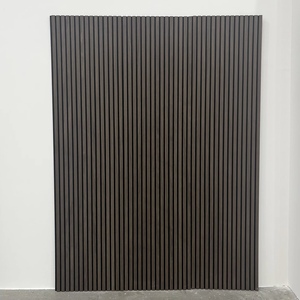 Pannello Acustico in Doghe di Legno 2400mm*600mm <span class=keywords><strong>per</strong></span> Decorazione d'Interni, Akupanel di Alta Qualità <span class=keywords><strong>per</strong></span> Decorazione Pareti Casa - Product Image 1