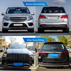 Nuevo kit de carrocería universal para Benz GLE W166 W167 2012-2019, parachoques delantero, capó, guardabarros, parachoques trasero, portón trasero, fijación con tornillos - Product Image 2