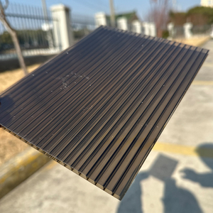 Lámina de <span class=keywords><strong>Policarbonato</strong></span> PC de 5mm, Resistente a la Intemperie y a los Rayos UV, Color Marrón Panal de Abeja, Panel Duradero para Cortar, para Pérgola de Jardín, Techo de Sombra para Exteriores - Product Image 1