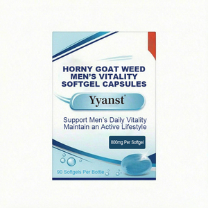 Capsules de soutien à la vitalité masculine : Complément énergétique à base de plantes (Horny Goat Weed) pour maintenir un mode de vie actif chez l'homme actif - Product Image 1