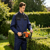 Veste de sécurité personnalisée en toile pour électriciens, techniciens de traitement des eaux usées, agriculteurs – Tenue de travail technique et durable pour l'extérieur