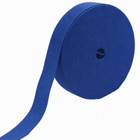Bande élastique en caoutchouc blanc de 2,5 cm de large, sangle épaisse en polyester pour la couture et les loisirs créatifs, utilisation pour vêtements