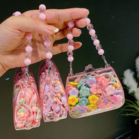 BELLEWORLD Lot de 20 Élastiques à Cheveux Mignons Fleurs pour Enfants, Filles Douces, Accessoires de Mode pour Cheveux, Coffret Cadeau pour Enfants