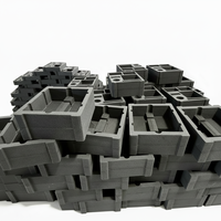 Insert en mousse EVA PU personnalisé, découpé CNC, antichoc, pour l'emballage d'équipements et d'instruments