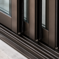 Ventana Corredera de Aluminio de Tres Vías para Proyectos Residenciales