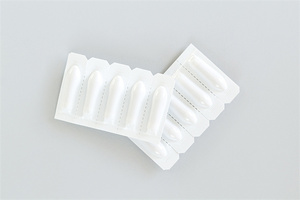 Confezioni <span class=keywords><strong>per</strong></span> Supposte in PVC/PE <span class=keywords><strong>Pellicola</strong></span> Laminata <span class=keywords><strong>Bianca</strong></span> di Grado Farmaceutico <span class=keywords><strong>per</strong></span> Confezionamento Supposte - Product Image 3