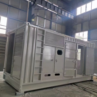 Groupe électrogène haute efficacité 1200 kW, groupe électrogène diesel en conteneur, groupe électrogène en conteneur, utilisé pour l'alimentation de secours des bâtiments