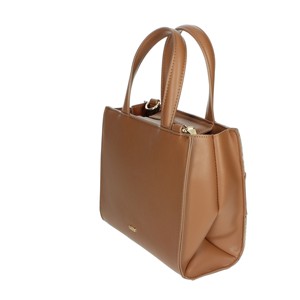 Borsa V4AI-11851 di lusso in pelle classica piccola borsa due manici Logo vegano Zip vera pelle ODM borsa alla moda per le signore - Product Image 5