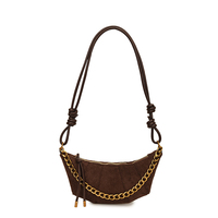 Haute qualité conception spéciale dernière bandoulière daim tissu travail fermeture éclair dames sac à bandoulière fabricants