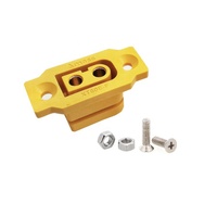 Conector Macho Original Amass Amarillo XT60E XT60E1-M XT60E-M XT60E-F XT60-M XT60 E1 XT60E1 XT90 para Montaje en Panel para Modelos RC