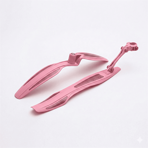 Guardabarros Trasero Ajustable Sunnywheel SW-FI-133FR para Bicicleta de Montaña, Compatible con Ruedas de 24-26 Pulgadas, Doble Plástico, Carbonflex - Product Image 1