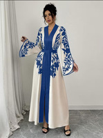 Nouvelles jupes longues brodées de perles pour femmes musulmanes arabes du Moyen-Orient, robe chemisier élégante, en stock