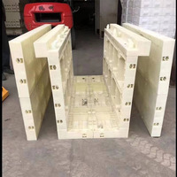 Système de coffrage en plastique à charnières, haute résistance, réutilisable, efficace, joints croisés pour la construction, garantie d'un an, Chine