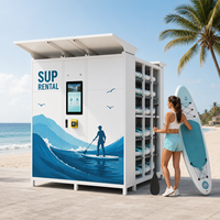 Système de partage de planches de surf et de SUP, casier intelligent de location, station de location intelligente de SUP