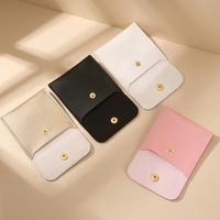 Ensemble de boîtes et pochettes à bijoux personnalisées de luxe avec logo, vente en gros, emballage durable pour petites entreprises, pour collier, bague, boucles d'oreilles