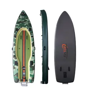 Hoge Kwaliteit Aangepaste Vissen Sup Paddleboarding Opblaasbare Kajak Board Met Stoel