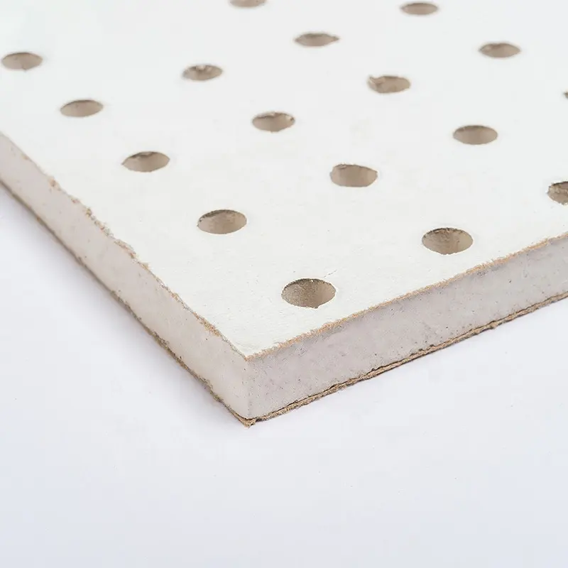 Panneau de plâtre perforé acoustique de 2mm, cloison de maison, pour plaques de plafond, cloison de plâtre naturelle Pure, 6.0-25mm