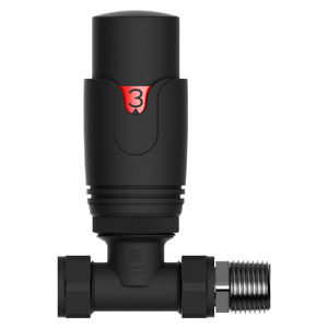 AVONFLOW Offre Spéciale DN15 DN25 NOIR Thermostatique Radiateur <span class=keywords><strong>Vannes</strong></span> TRV - Product Image 6