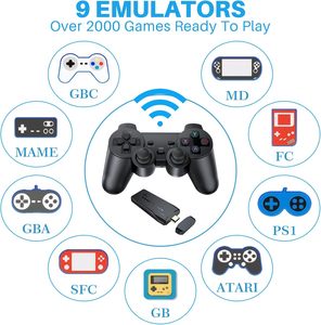 Consola de Juegos Retro ZongX con Más de 21000 Juegos, Retro Drive con Salida de 2.4GHz, Controles Inalámbricos, Plug and Play <span class=keywords><strong>para</strong></span> Jugar en TV - Product Image 2