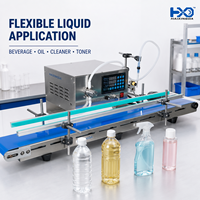 Machine de remplissage automatique de liquides à pompe magnétique de petite taille pour la production de bouteilles d'huiles essentielles, de parfums et de cosmétiques