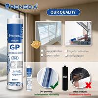 Échantillon Gratuit Silicone Acétique Fabricant pour Vitrage de Fenêtres PD668 300ml Transparent Durcissement Rapide Mastic pour Installation Résidentielle