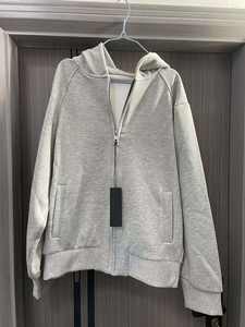 เสื้อฮู้ดแขนยาวมีซิปมีฮู้ดสำหรับผู้ชายและผู้หญิงสินค้าออกใหม่สำหรับฤดูใบไม้ร่วงฤดูหนาว H5528 500 GSM คอตตอนผสม - Product Image 6