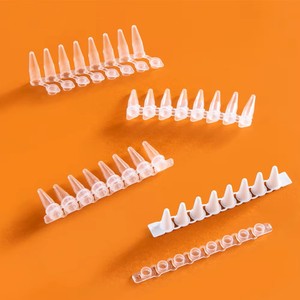 Bán Hot DNA <span class=keywords><strong>RNA</strong></span> miễn phí Trắng 0.1ml 0.2ml pcr 8-dải ống cho phòng thí nghiệm - Product Image 4