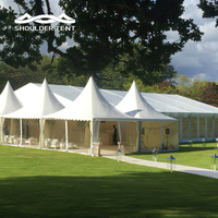 Gazebo de Aluminio Resistente Personalizado, Estructura de Aluminio, Cubierta de Lona/PVC, Estilo Moderno/Europeo, Camuflaje/Campo, para Exteriores
