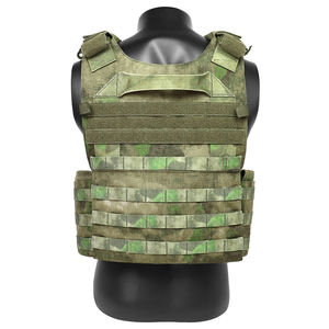 Gilet tactique de protection imperméable et léger en polyester avec système MOLLE, gilet d'entraînement camouflage - Product Image 3