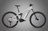 Vélo électrique tout-terrain à moteur central 500W à 2 vitesses avec capteur de couple, batterie cachée 48V 15Ah, VTT