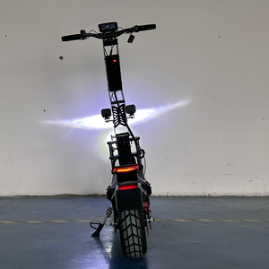 <span class=keywords><strong>Trottinette</strong></span> <span class=keywords><strong>électrique</strong></span> tout-terrain 13 pouces, puissante, double moteur, écran LCD, contrôleur double entraînement, absorption des chocs hydraulique avant et arrière - Product Image 6