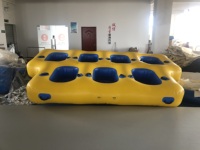 Vente Flash : Tube Gonflable UFO Remorquable de Qualité Commerciale 4x2.6m 7 Places en PVC Anti-UV pour Sports Nautiques