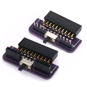 Jlink Swd <b>Adapter</b> Board 20p Dual Port With <b>Switch</b> For Jtag Conversion - Product Image 1