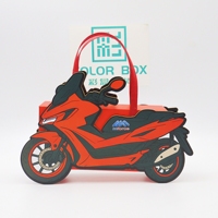 Boîte d'emballage de gâteau de lune de luxe recyclable orange 2 mm à rabat magnétique avec motif personnalisé, logo imprimé 4C, laminé mat