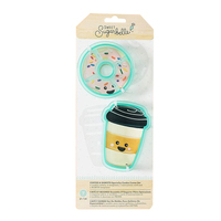 Moule à biscuits en plastique pour fondant, beignets et gobelets à café, pour glaçage royal